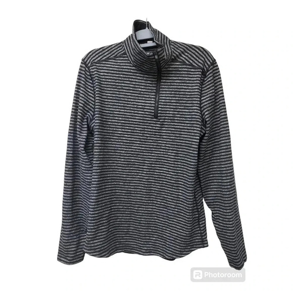 Lululemon Studio 1/2 Zip
Classic Stripe Heathered Black / Black Size S/M - Picture 5 of 8